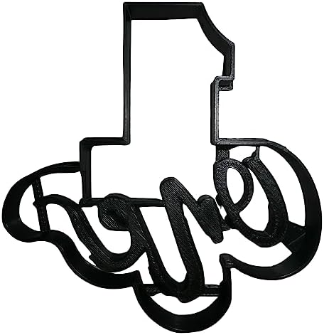 NUMBER ONE 1 BIRTHDAY BAKING COOKIE CUTTER USA