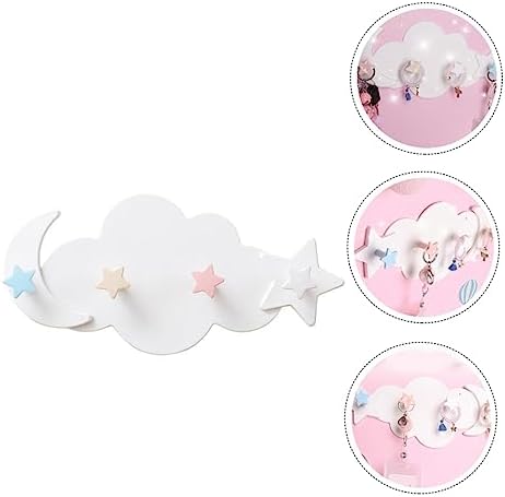 2pcs Cartoon Star Moon Wall Hooks