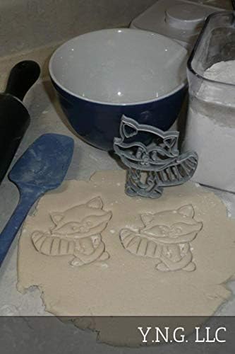 BABY WOODLAND ANIMALS COOKIE CUTTERS - Fox Deer Raccoon Owl Set of 4
