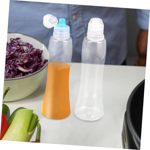 SOLUSTRE 4-Piece Condiment Squeeze Bottles Set