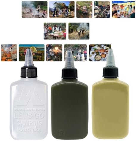 Vdaxvme 100ml Leakproof Condiment Dispensing Bottle
