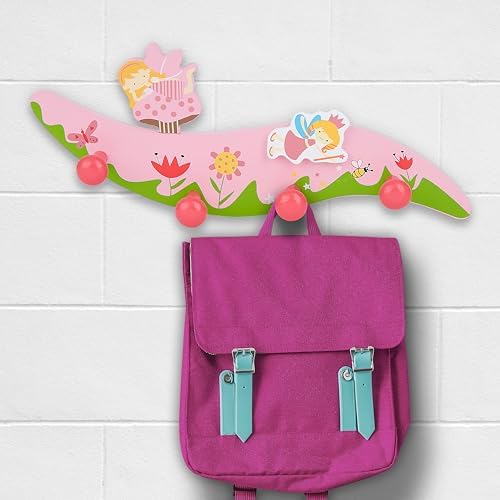 Mousehouse Gifts Fairy Themed Coat Hooks for Kids Bedroom
