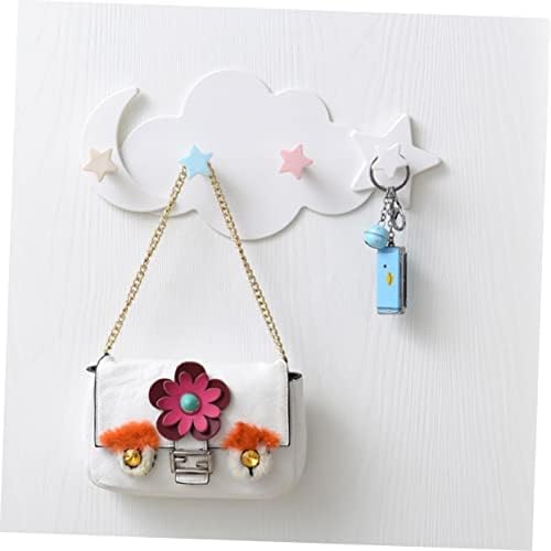 2pcs Cartoon Star Moon Wall Hooks