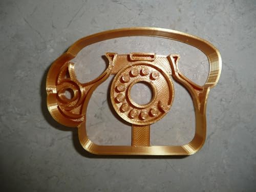6 Piece Rotary Dial Phone Fondant Cutter Set USA Made