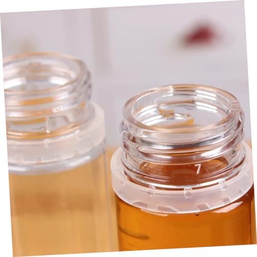 OKUMEYR Honey Salad Storage Containers 4 Pack Heat Insulated Leakproof PVC Bottles