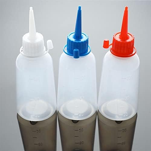 MinLia Plastic Clear Tip Squeeze Bottle Blue