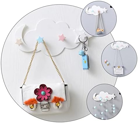 2pcs Cartoon Star Moon Wall Hooks