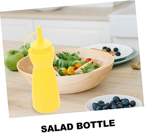 12oz 400ml Yellow Plastic Squeeze Bottles for Condiments