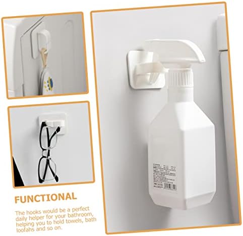 Cabilock 6Pcs Wall Adhesive Hooks Key Holder for Bathroom Kitchen 1