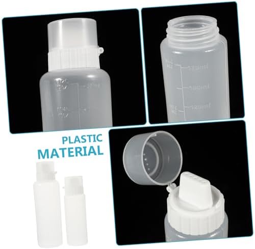 5-Hole Condiment Squeeze Bottles Leakproof Easy to Clean Kitchen