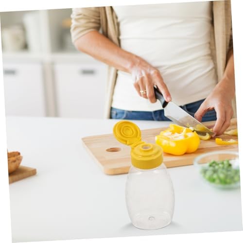 WATIIFUFU 4PC Multi-Purpose Condiment Squeeze Bottles Leakproof