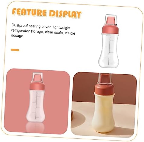 FELTECHELECTR 5-Hole Condiment Squeeze Bottle 350ml