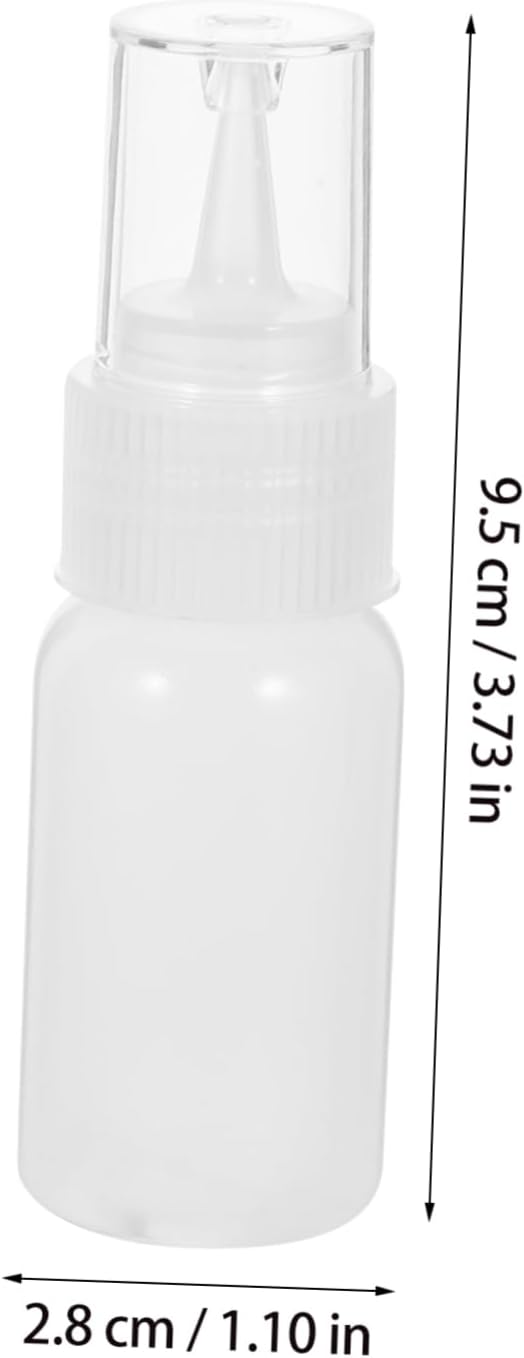 Set of 2 Squeezable Condiment Bottles for Jam Sauce Mustard