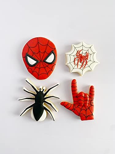 Hearts Treasure Spiderman Cookie Cutters 4 Pack