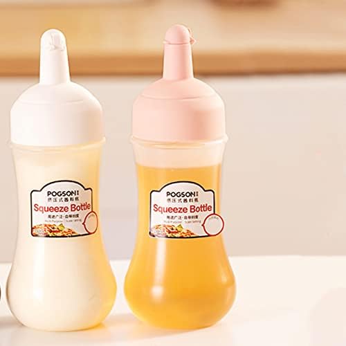 GMBYLBY Condiment Squeeze Bottle with Caps