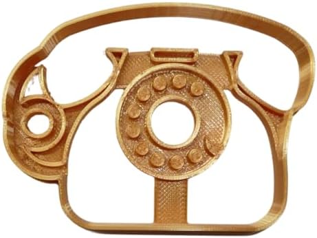 6 Piece Rotary Dial Phone Fondant Cutter Set USA Made