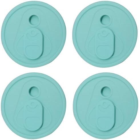 4 Pack Silicone Lids for 16OZ 20OZ 24OZ Glass Cups