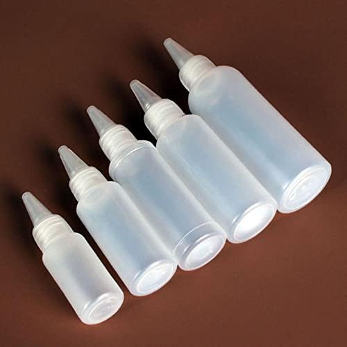 10PCS Durable Plastic Squeeze Bottles with Scale 20ml