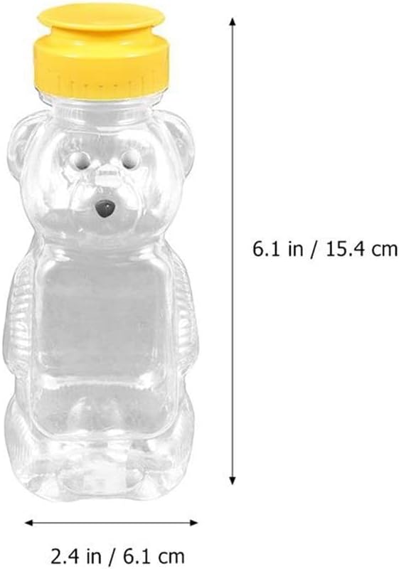 Bear Shape Squeeze Bottle 240ml Multi-Purpose Kitchen Condiment Dispenser