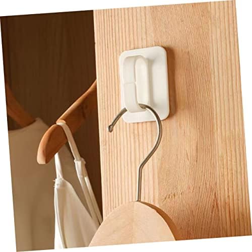 Luxshiny 6Pcs Strong Adhesive Key Holder Hooks for Bathroom Towel Storage