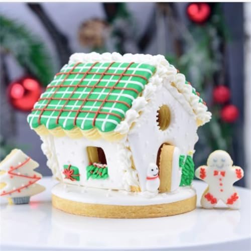 GGW 6PCS Food Grade Plastic Cookie Cutters