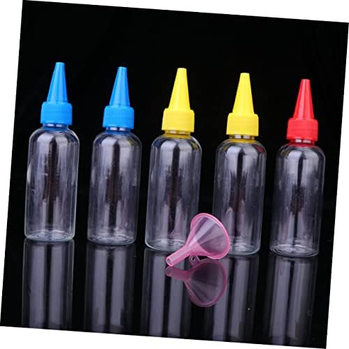 20pcs Plastic Squeeze Bottles with Cap and Lid