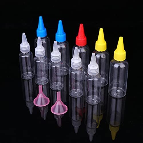 Cabilock 20pcs Condiment Squeeze Bottles with Cap and Lid