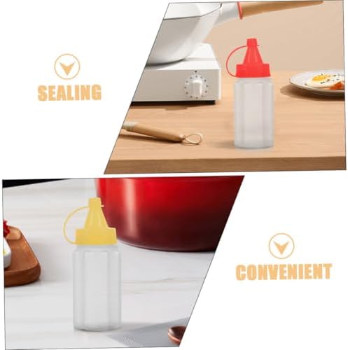Mini Condiment Bottles Leak-Proof Portable Sauce Containers