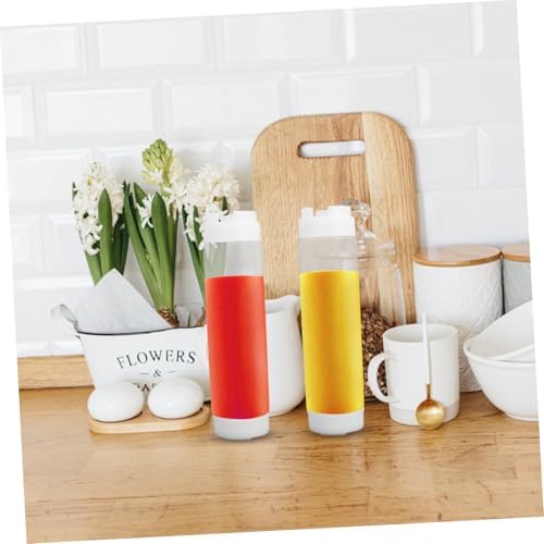 FELTECHELECTR Condiment Squeeze Bottles 480ml Refillable