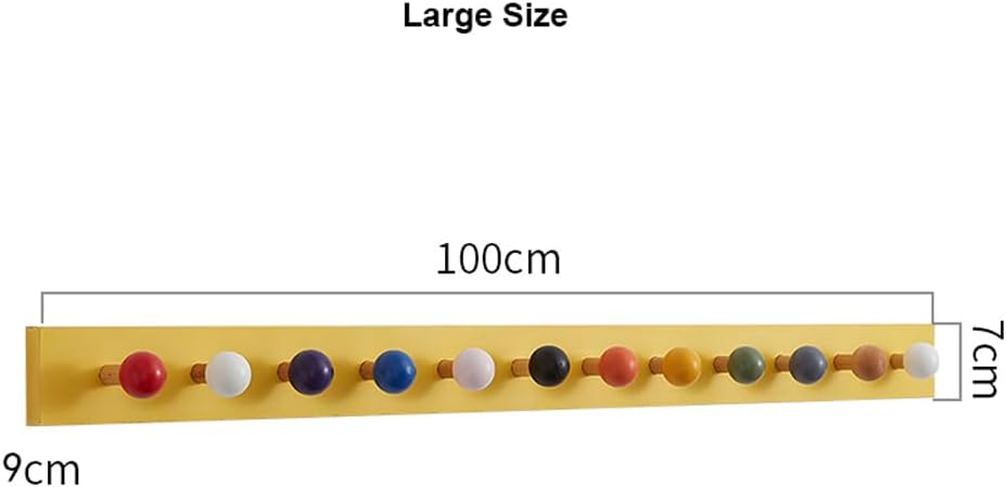 JITEM Kids Yellow Wall Mounted Coat Rack
