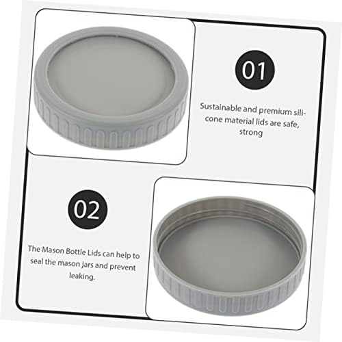 MOLUCKFU Wide Mouth Mason Jar Lid Canning Lids