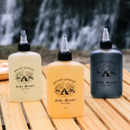 Condiment Squeeze Bottles - 120ml Leak-Proof Oil Jar for Outdoor Use