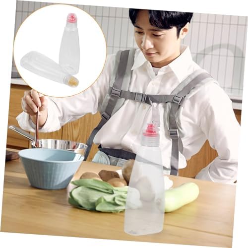 Anneome Mini Travel Honey Bottles 400g Reusable Condiment Squeeze Bottles