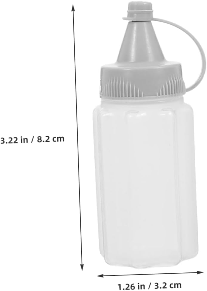 Reusable PP Condiment Squeeze Bottles for Oil Vinegar Honey