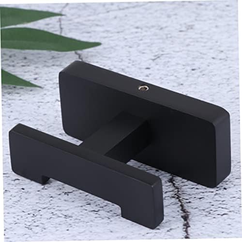 Elegant Black Copper Hooks for Towels and Bathrooms
