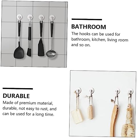 MAGICLULU Self-Adhesive Wall Hooks for Kitchen and Bathroom
