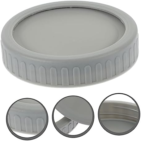 5 Sets Reusable Mason Jar Lids with Sealing Rings