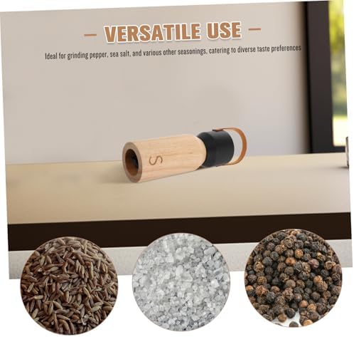 VINTORKY Portable Wooden Pepper Grinder 1