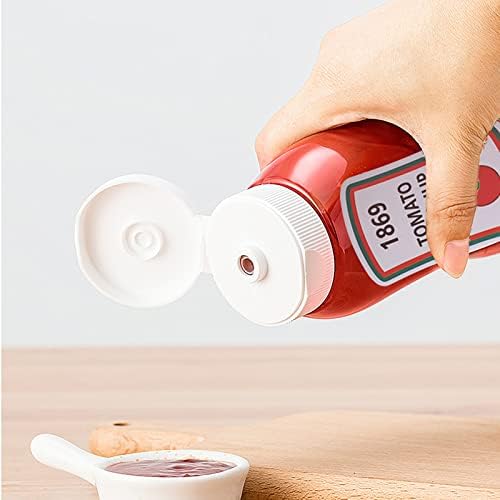 WXOIEOD 4-Pack Condiment Squeeze Bottles 360ml12oz
