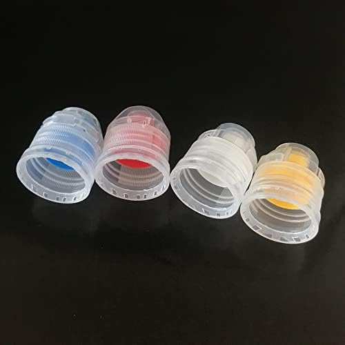 HYMAOME 4PCS Leakproof Honey Squeeze Bottles Flip Top Reusable Condiment Dispensers