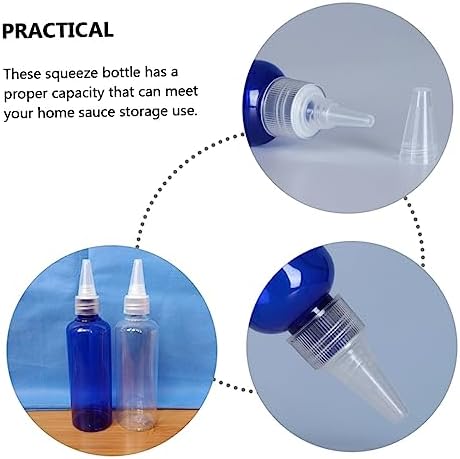 10pcs PET PP Condiment Squeeze Bottles for Kitchen Use 1