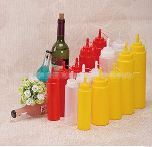 Kasuki Kitchen Plastic Squeeze Bottle Condiment 12 oz