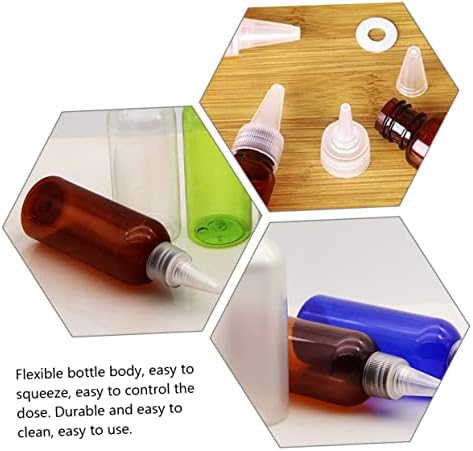 COLLBATH 250ml Condiment Squeeze Bottles Set