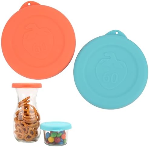 60mm Silicone Lids for Weck Jars 2 Pack