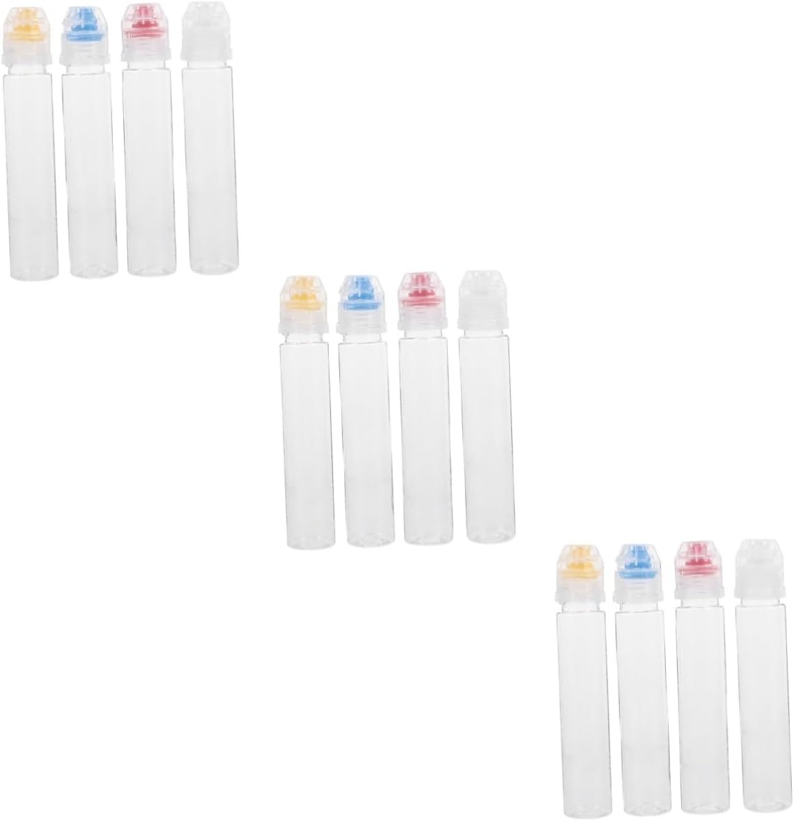 Anneome 12 Pcs Mini Squeeze Bottle Set