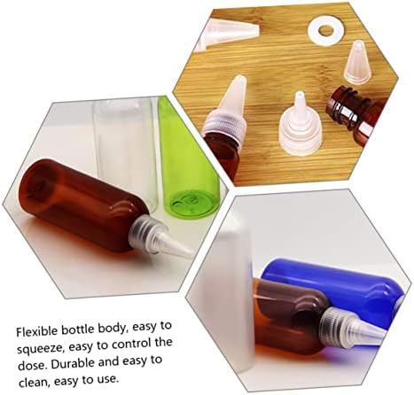 10pcs Sauce Squeeze Bottles with Lids for Ketchup Salad Dressing and Condiments