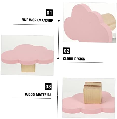 Healifty 2pcs Cartoon Cloud Hooks for Room Decor 1