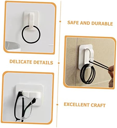 GLEAVI 6Pcs Adhesive Wall Hooks for Smooth Surfaces 1