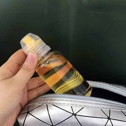 ZAYOIZY 4pcs Mini Honey Squeeze Bottles with Flip Top
