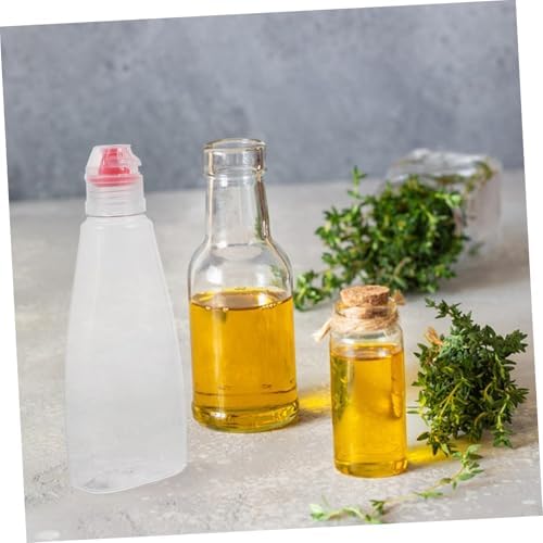 4pcs PET Honey Squeeze Bottle Condiment Dispenser